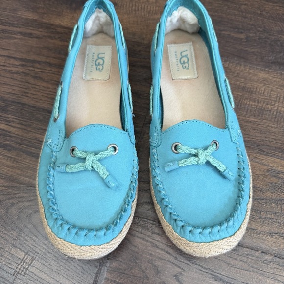 UGG Shoes - Ugg Australia Slip On Loafers Boat Shoes Women US 5.5  UK 36.5 Preppy Costal Y2K